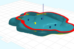 3D Dlp printer support generation slicer