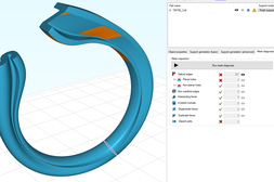 3D Dlp printer support generation slicer