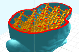 3D Dlp printer support generation slicer